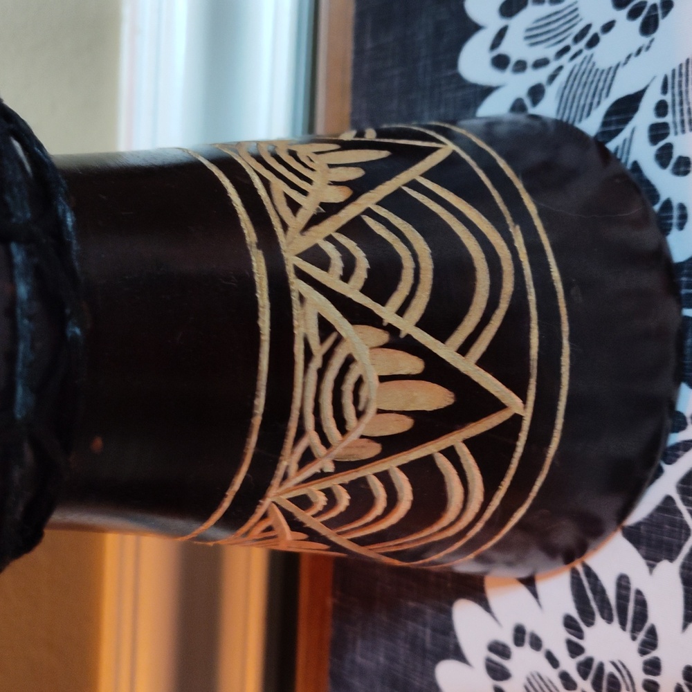Handcrafted Brown Djembe Drum - Picture 4 of 6